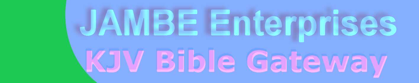 JAMBE KJV Bible Banner